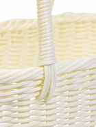 Корзина плетёная для хранения, 37×20.5×36 см, ручка h=17 см, белая - Фото 7