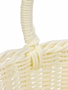 Корзина плетёная для хранения, 37×20.5×36 см, ручка h=17 см, белая - Фото 8