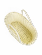 Корзина плетёная для хранения, 37×20.5×36 см, ручка h=17 см, белая - Фото 9