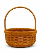 Корзина плетёная для хранения, 34×27×13 см, ручка h=20 см, коричневая - Фото 6