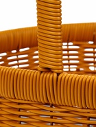 Корзина плетёная для хранения, 34×27×13 см, ручка h=20 см, коричневая - Фото 7