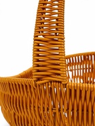 Корзина плетёная для хранения, 34×26×14 см, ручка h=20 см, коричневая - Фото 7