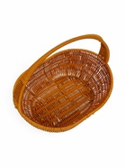 Корзина плетёная для хранения, 34×26×14 см, ручка h=20 см, коричневая - Фото 9