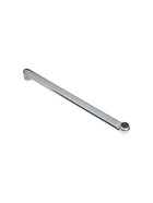 УЦЕНКА Излив для смесителя ZEIN, 3/4", прямой, нержавеющая сталь, 40 см, аэратор пластик - Фото 2