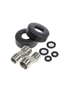 УЦЕНКА Смеситель для ванны Accoona A71127AT, однорычажный, излив 300 мм, душевой набор, черный 94100 - Фото 8