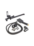 УЦЕНКА Смеситель для ванны Accoona A71127AT, однорычажный, излив 300 мм, душевой набор, черный 94100 - Фото 9