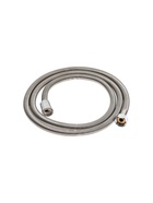 УЦЕНКА Душевой шланг ZEIN Z45PS, растягивающейся, 150-200 см, гайки металл 1/2", нержавеющая сталь - Фото 1