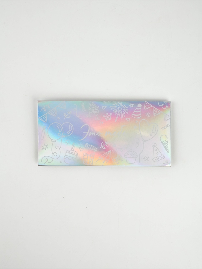 Конверт для денег «Это тебе», голография, торт и шары, 16.5×8 см - Фото 1