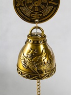Колокольчик подвесной «Феникс и дракон», 1 колокол, d=4.8 см, 42×4.8×4.8 см - Фото 3