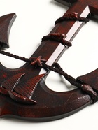 Настенный декор «Якорь с верёвкой: Парусник», панно, красно-коричневый, 33×23×2 см - фото 809291550