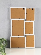 Фоторамка - коллаж на 6 фото 10×15 см, 13×18 см, 15×20 см «Воспоминания», МДФ, стекло, белая, 51×31.5×2.2 см - Фото 3