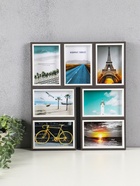 Фоторамка-коллаж на 7 фото 10×15 см «День и ночь», МДФ, стекло, 40.5×35.5×2.2 см - Фото 1