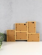 Фоторамка-коллаж на 5 фото 10×15 «Сливки», МДФ, стекло, 28.5×45.5×2.2 см - Фото 3