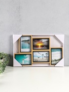 Фоторамка-коллаж на 5 фото 10×15 «Сливки», МДФ, стекло, 28.5×45.5×2.2 см - Фото 4