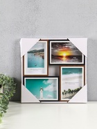 Фоторамка-коллаж на 4 фото 10×15 см «Тёмная ночь», МДФ, стекло, 28.5×28.5×2.2 см - Фото 4