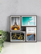 Фоторамка-коллаж на 4 фото 10×15 см «День и ночь», МДФ, стекло, 28.5×28.5×2.2 см - Фото 1