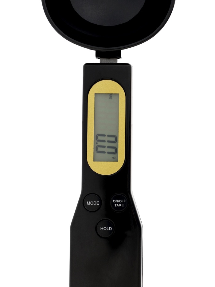 Мерная ложка LV-507, электронная, до 0.5 кг, чёрная - фото 51925033