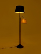 Торшер напольный BayerLux 3601/2, 2×40 Вт, Е27, коричневый+бежевый - фото 809291614