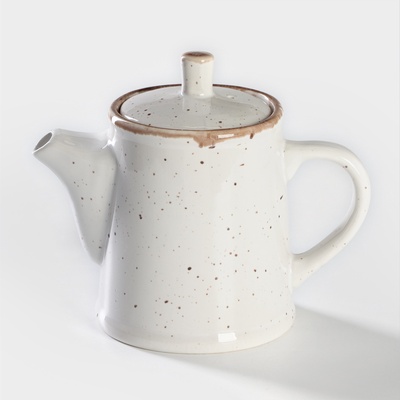 УЦЕНКА Чайник 10.5 см, h=14.5 см, 500 мл «Punto bianca»