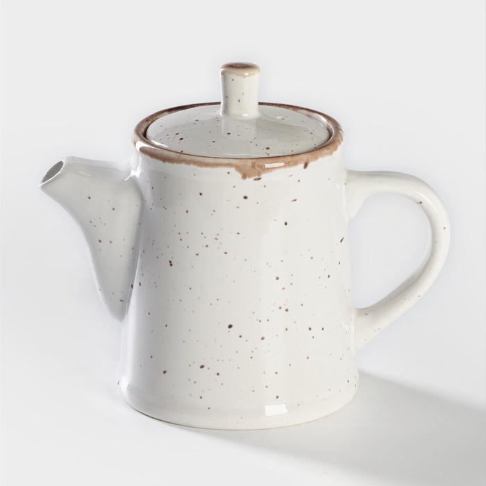 УЦЕНКА Чайник 10.5 см, h=14.5 см, 500 мл «Punto bianca» - Фото 1