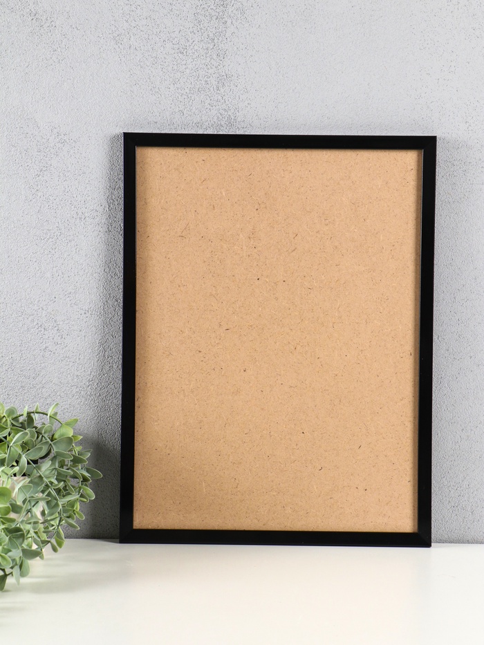 Фоторамка для фото 30×40 см «Премиум», пластик, чёрный - фото 59416425