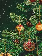 Пакет подарочный новогодний ламинированный, «Новый Год», 26×12×32 см - фото 118996730