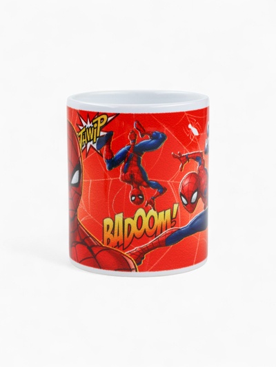 Детский сладкий новогодний подарок «Человек-паук», конфеты 150 г, кружка керамическая