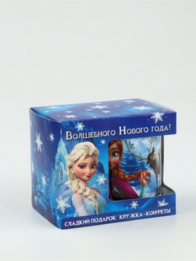 Конфеты с кружкой «Зимняя принцесса», 150 гр