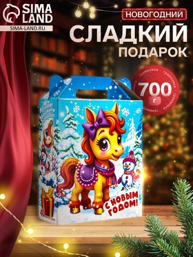 Сладкий новогодний подарок «Ириска-Сахарок», 700 г