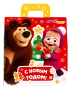 Сладкий новогодний подарок «Маша и Медведь!», детский, 470 г - Фото 4