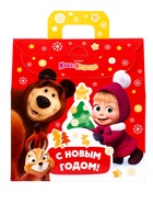 Сладкий новогодний подарок «Маша и Медведь!», детский, 470 г - Фото 5