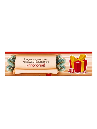 Сладкий новогодний подарок «Энциклопедия лошадей», 900 г
