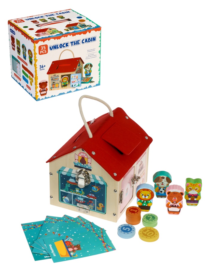 Логический домик «Играем и развиваемся», бизидом - Фото 1