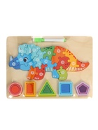 Деревянный 3D пазл для малышей, рамка - вкладыш - Фото 12