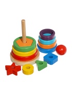 Пирамидка - сортер, детская развивающая - Фото 3