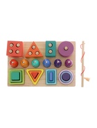 Пирамидка - сортер детская деревянная, с удочкой - Фото 3