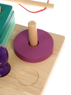 Пирамидка - сортер детская деревянная, с удочкой - Фото 8