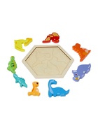 Головоломка рамка - вкладыш «Динозавры», 8 деталей - Фото 4