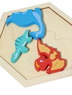 Головоломка рамка - вкладыш «Динозавры», 8 деталей - Фото 6