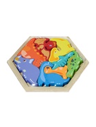 Головоломка рамка - вкладыш «Динозавры», 8 деталей - Фото 7