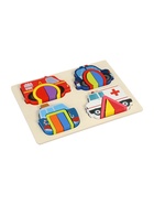 Головоломка рамка - вкладыш «Транспорт», 16 деталей - Фото 3