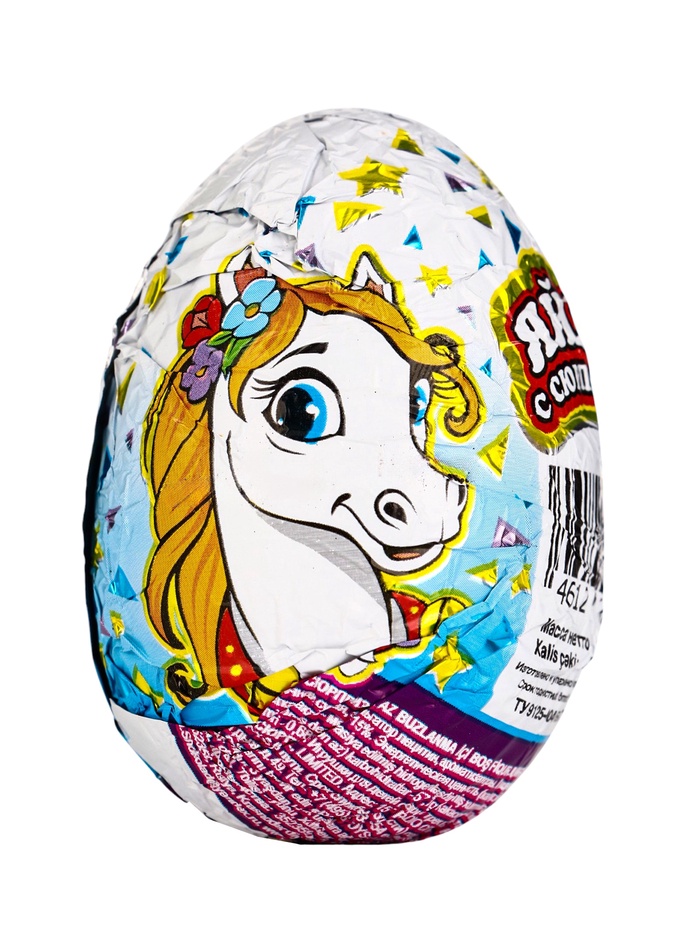 Яйцо кондитерское «Лошадки», с сюрпризом, 20 г