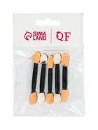 УЦЕНКА Набор аппликаторов для теней, двусторонние, 5 шт., 5 (±1) см, чёрный 10952774