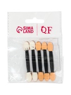 УЦЕНКА Набор аппликаторов для теней, двусторонние, 5 шт., 5 (±1) см, чёрный 10952774