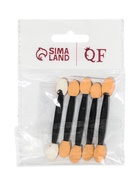 УЦЕНКА Набор аппликаторов для теней, двусторонние, 5 шт., 5 (±1) см, чёрный 10952774