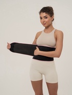 УЦЕНКА Пояс на талию ONLYTOP fitness, размер универсальный, для похудения, чёрный 10952777