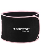 УЦЕНКА Пояс на талию ONLYTOP fitness, размер универсальный, для похудения, чёрный 10952777