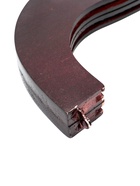 УЦЕНКА Ручка-фермуар для сумки, деревянная, на магнитах, с креплением, 27×12×2.5 см, коричневая - Фото 6