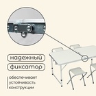 УЦЕНКА Набор мебели maclay, стол, 4 стула, складной, белый - Фото 7