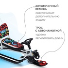 УЦЕНКА Снегокат «Тимка спорт 6», со спинкой, с родительской ручкой, белый, чёрный, ТС6/ГФ Nika - Фото 3